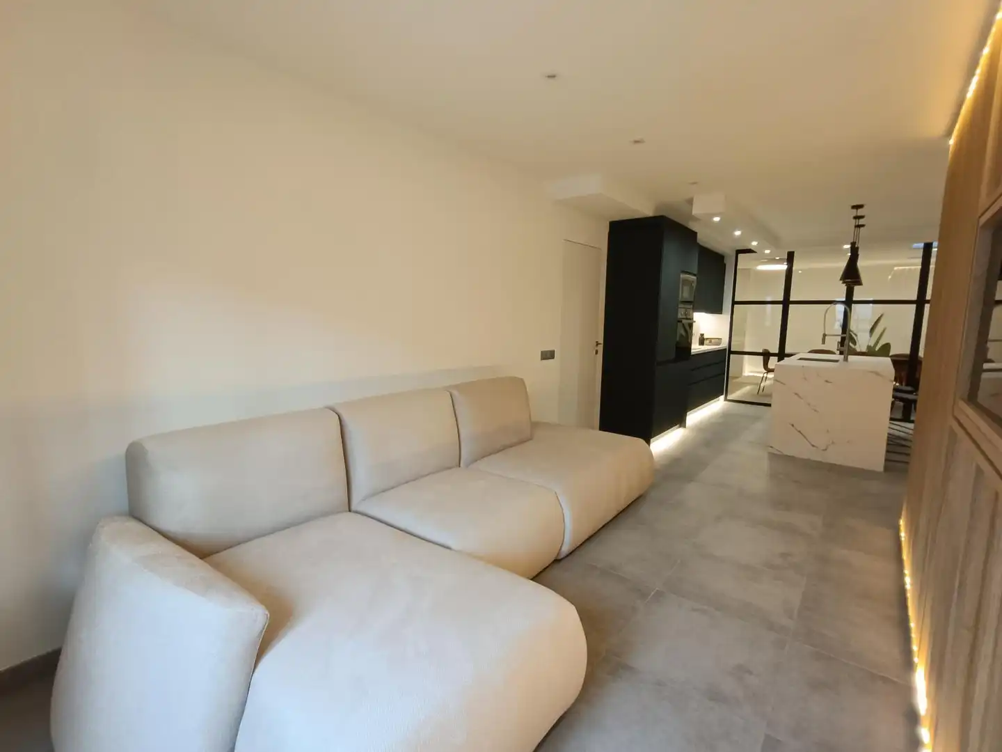Wohnzimmer von Wohnung zur Miete in Castellón de la Plana / Castelló de la Plana mit Klimaanlage und Heizung