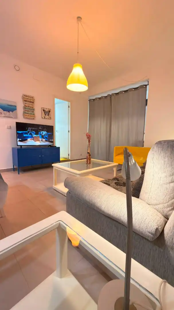 Living room of Apartments for rent in Granada  with Air Conditioner, Furnished and Washing machine