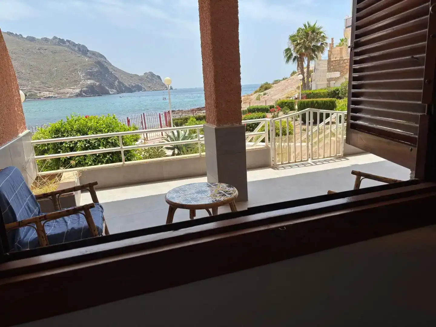 Terrasse von Erdgeschoss zur Miete in Águilas mit Klimaanlage und Möbliert
