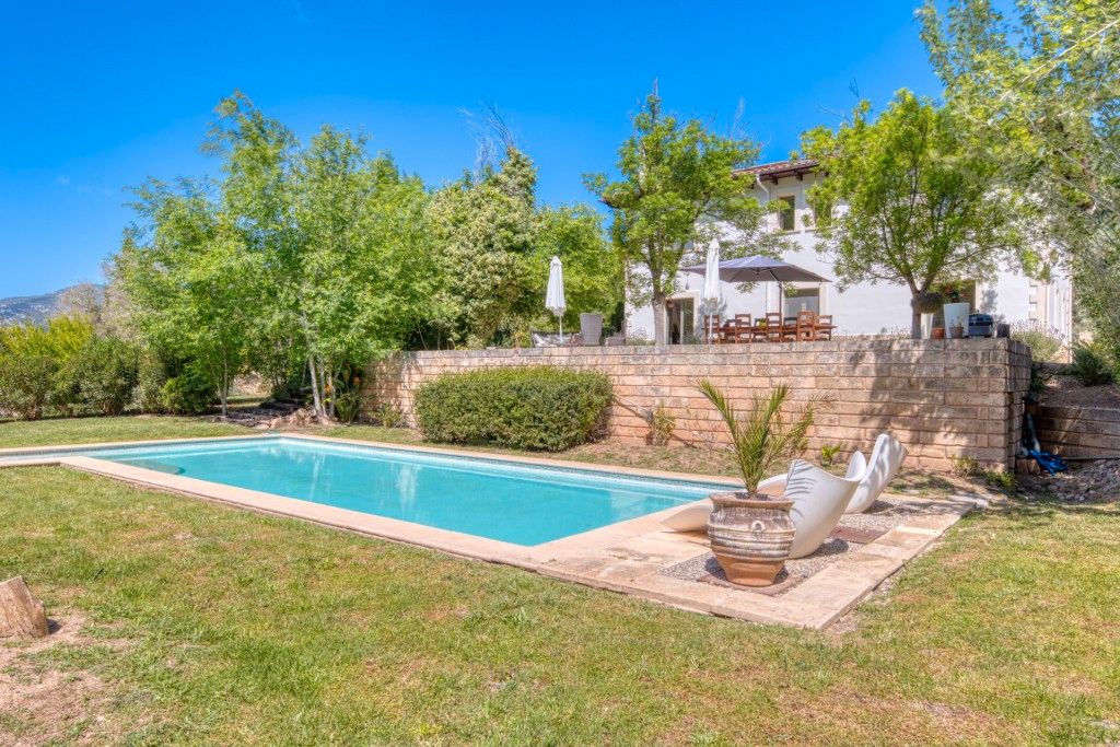 Swimming pool of Country house for sale in Esporles  with Heating, Private garden and Terrace