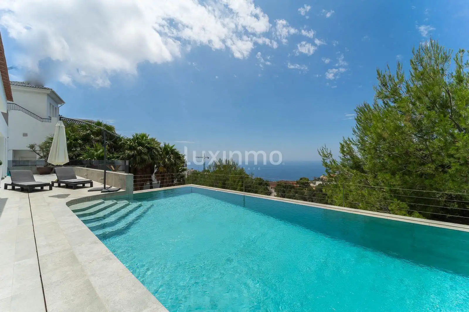 Piscina de Casa o chalet en venta en Altea con Aire acondicionado, Calefacción y Jardín privado