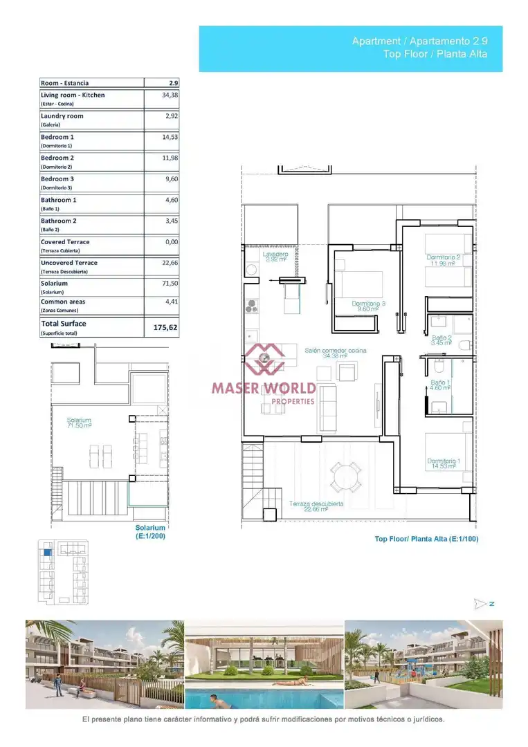 Penthouse mit Pool zum Verkauf in El Mojón, imagen 22