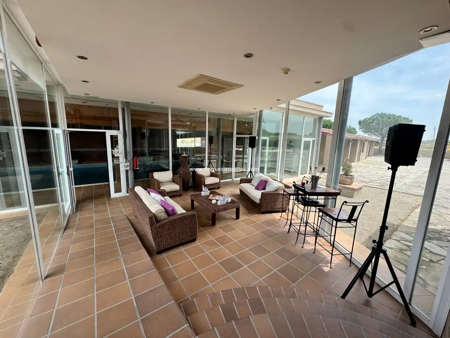 Terrassa de Casa o xalet en venda en Binéfar amb Aire condicionat, Calefacció i Jardí privat