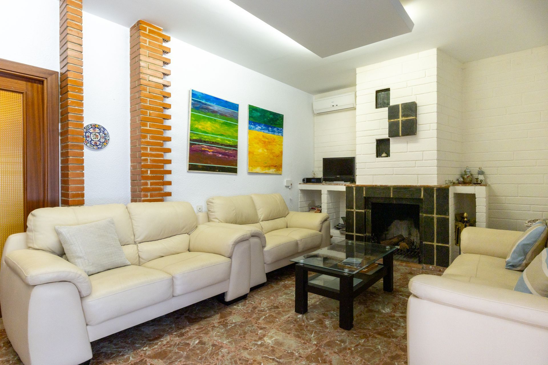 Sala de estar de Casa o chalet en venta en Bétera con Aire acondicionado, Jardín privado y Terraza