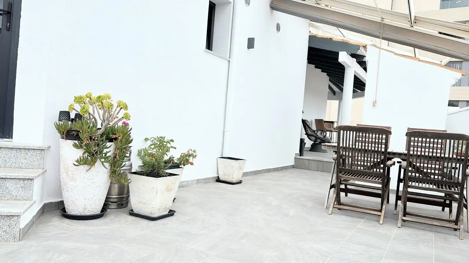 Terrassa de Casa o xalet en venda en Torrevieja amb Aire condicionat, Calefacció i Jardí privat