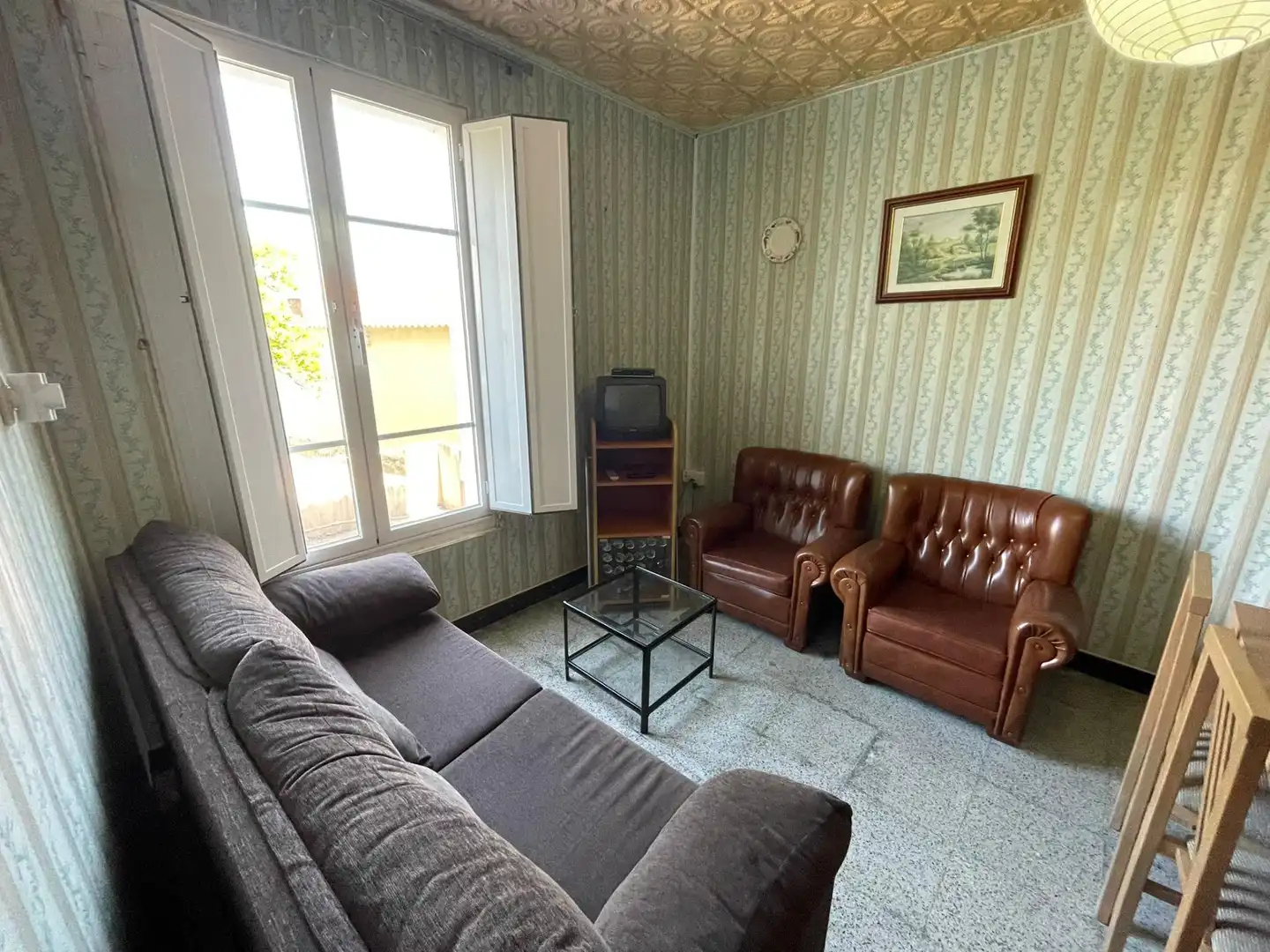 Sala de estar de Casa o chalet en venta en Porto do Son con Jardín privado, Amueblado y Balcón