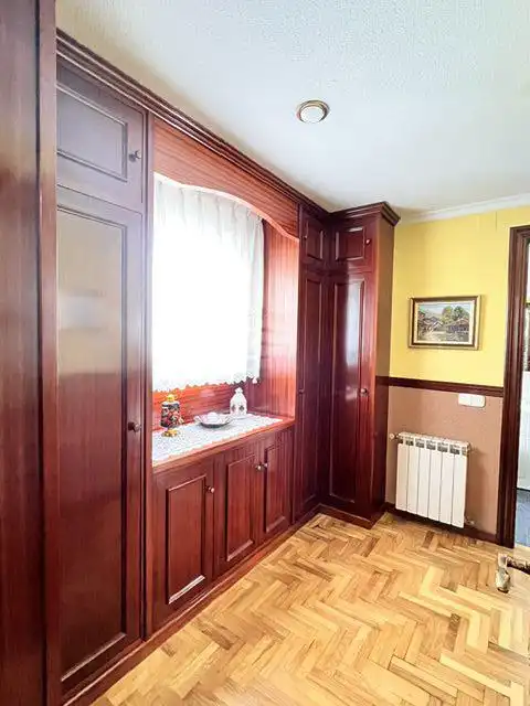 Schlafzimmer von Wohnung zum Verkauf in Gijón  mit Heizung, Parkett und Terrasse