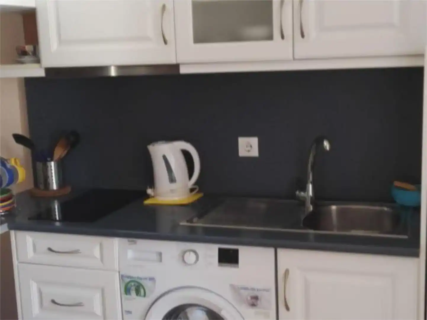 Küche von Wohnung zur Miete in Benalmádena mit Klimaanlage, Schwimmbad und Balkon