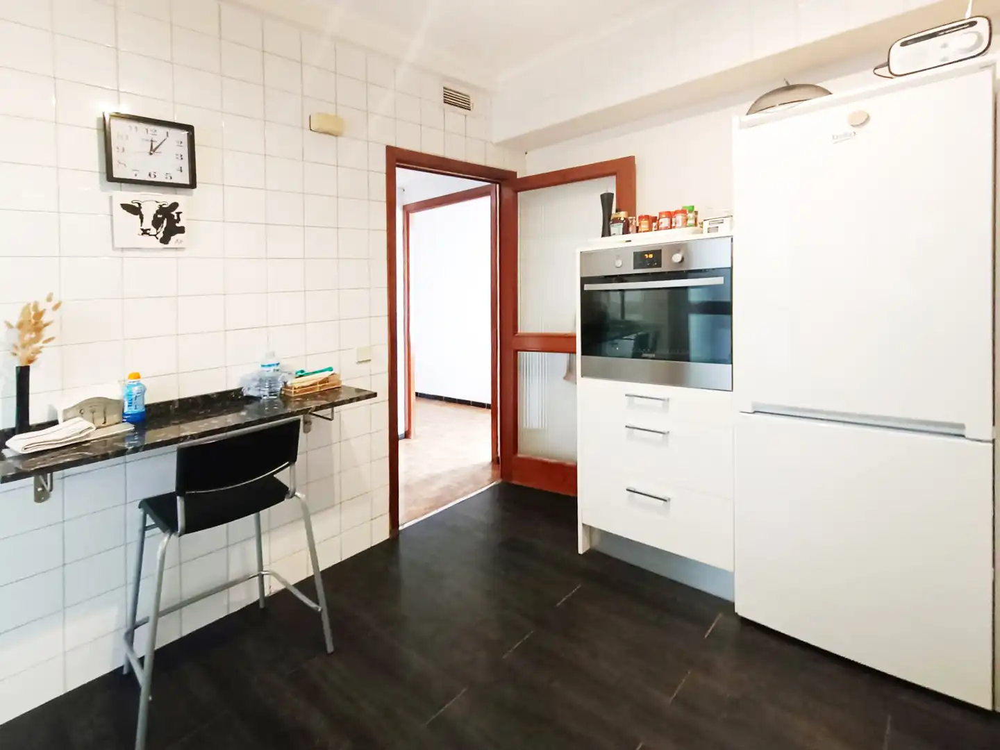 Küche von Wohnung zum Verkauf in  Palma de Mallorca mit Klimaanlage, Parkett und Abstellraum