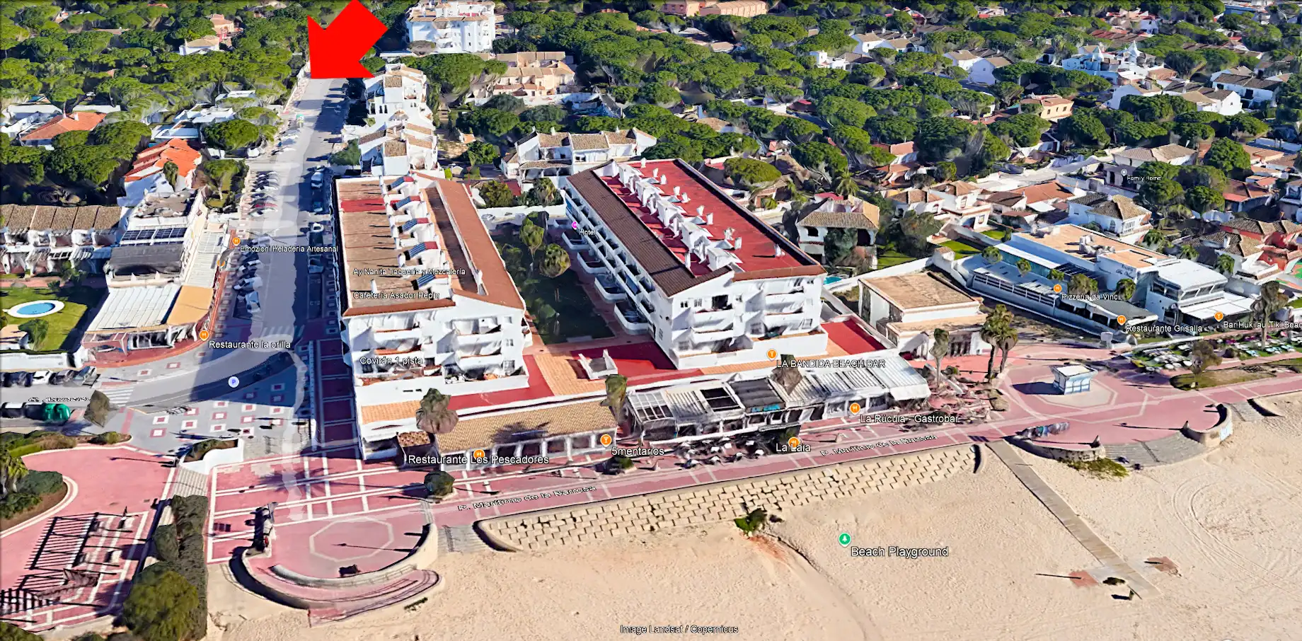Chalet con terraza en venta en Avenida de la Barrosa 4B