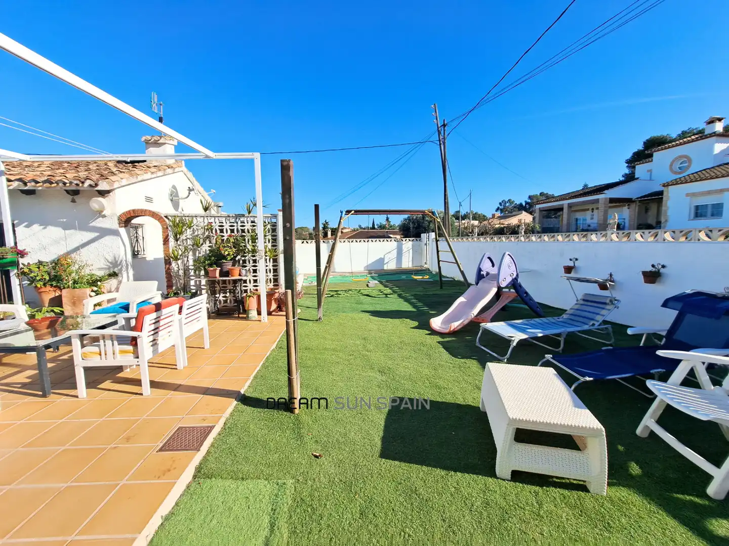 Garden of Houses for sale in Dénia  with Air Conditioner, Heating and Private garden