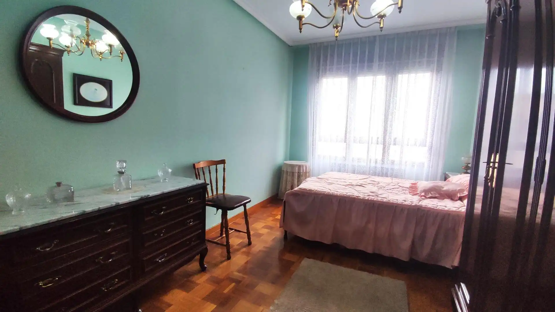 Schlafzimmer von Wohnung zum Verkauf in Mieres (Asturias) mit Heizung