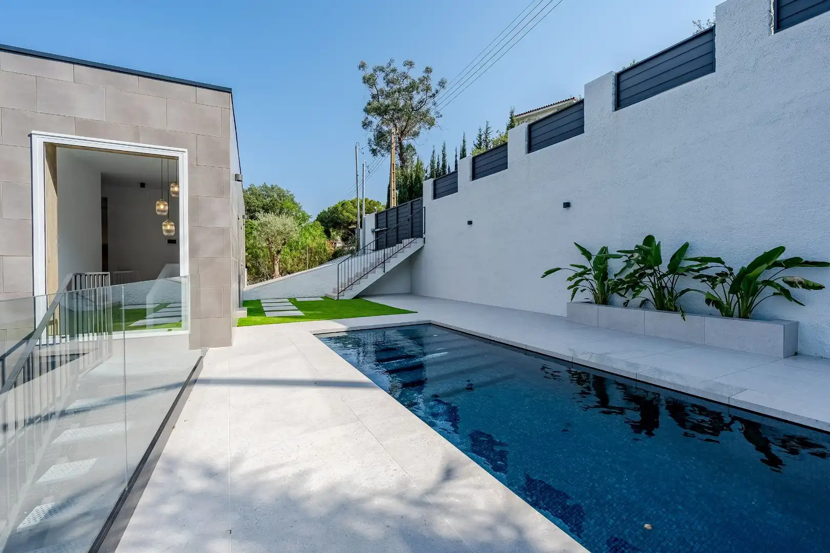 Piscina de Casa o xalet en venda en Sant Cebrià de Vallalta amb Aire condicionat, Calefacció i Jardí privat