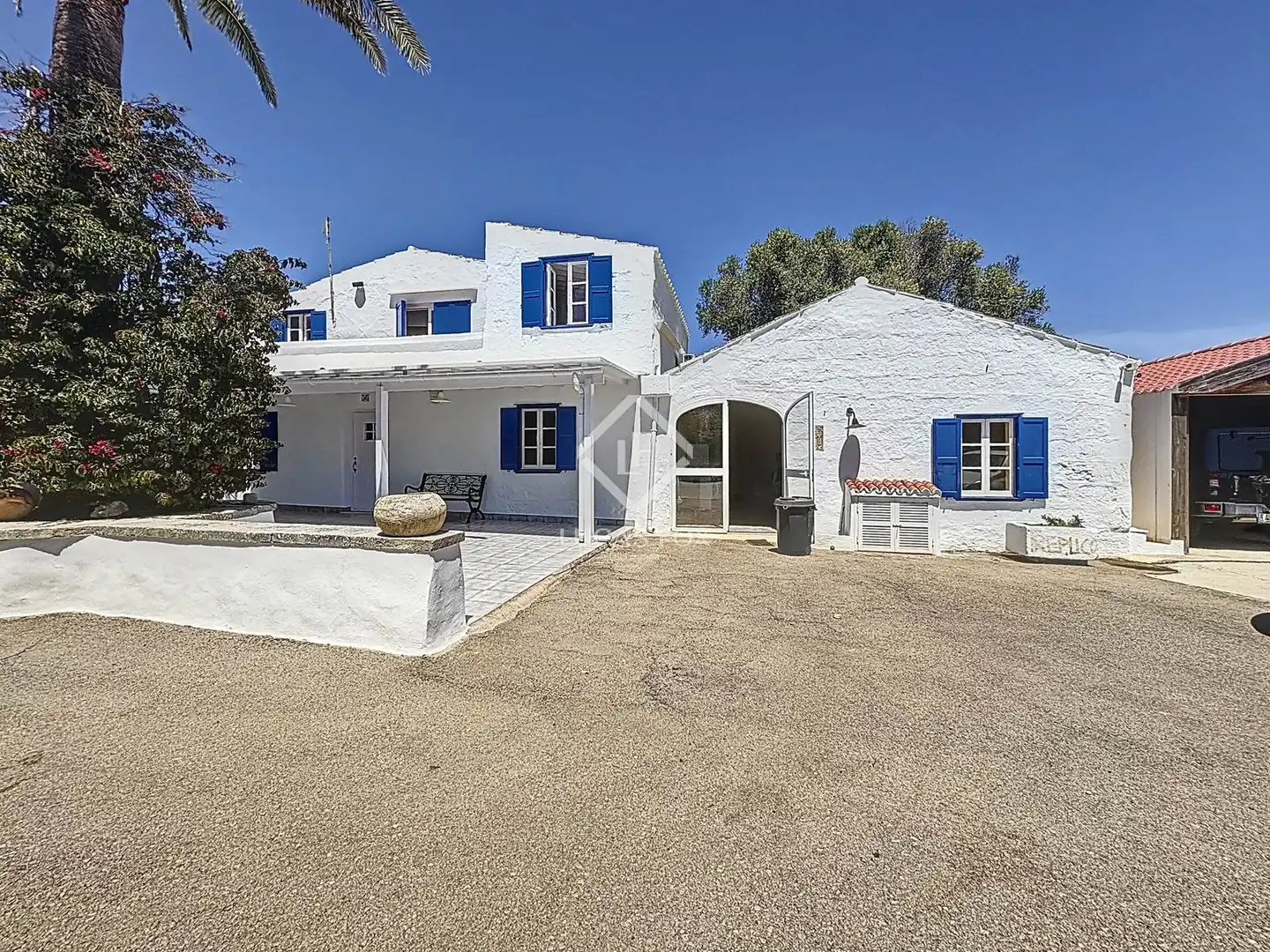 Vista exterior de Finca rústica en venta en Es Castell con Aire acondicionado, Calefacción y Jardín privado