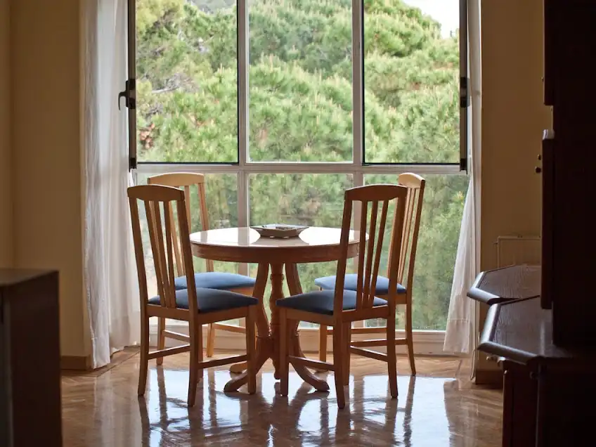 Dining room of Flat for rent in San Lorenzo de El Escorial  with Heating, Furnished and Washing machine