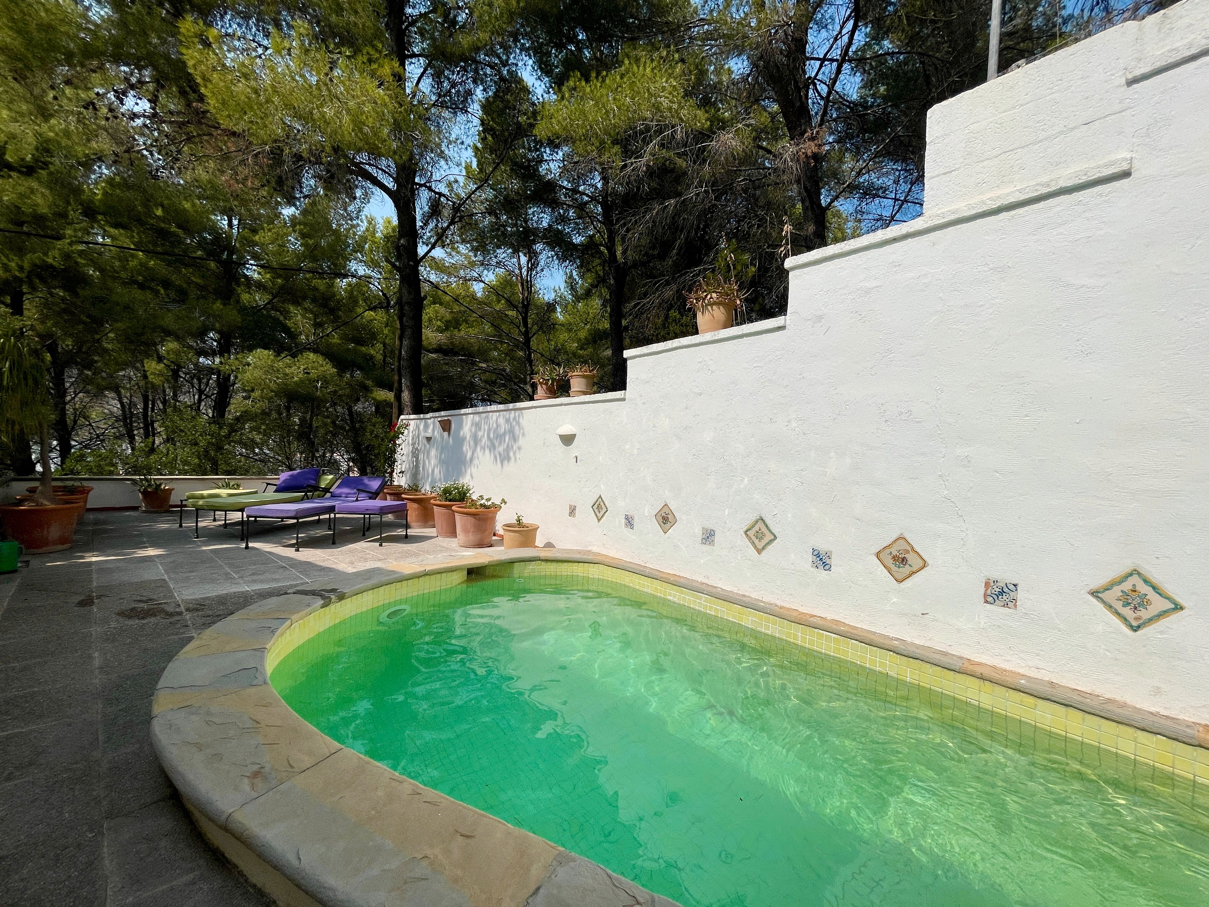 Swimming pool of Single-family semi-detached for sale in Sant Josep de sa Talaia  with Swimming Pool and Furnished