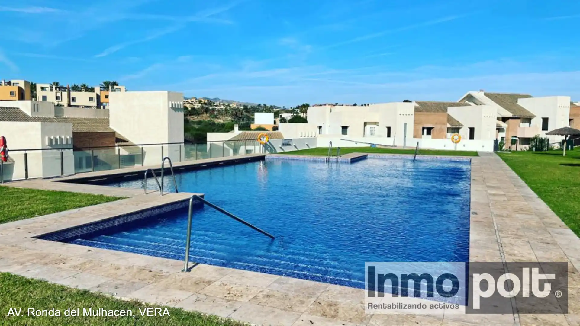 Schwimmbecken von Wohnung zur Miete in Vera mit Klimaanlage, Heizung und Privatgarten