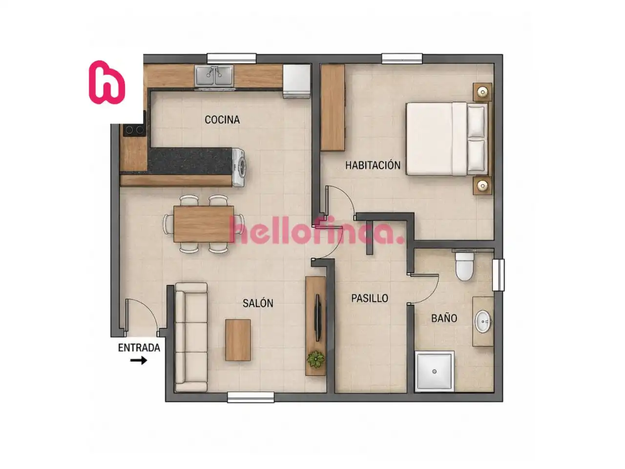 Flat for sale in Montesquiu  with Heating and Alarm