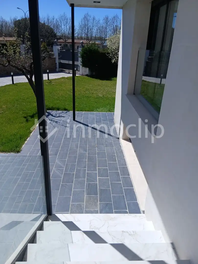 Terrassa de Casa o xalet en venda en Villamayor amb Calefacció, Jardí privat i Terrassa