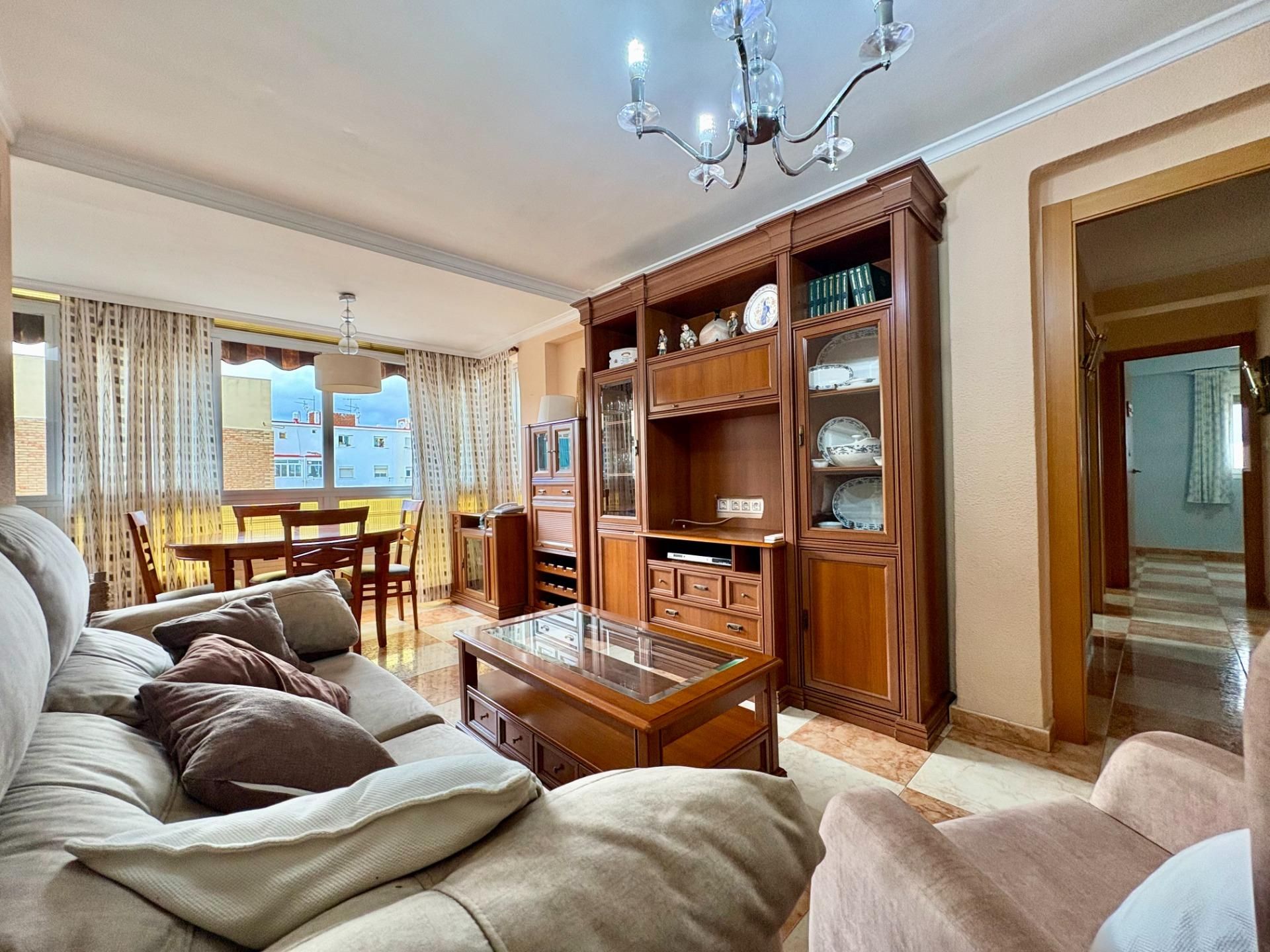 Living room of Flat for sale in Málaga Capital  with Air Conditioner