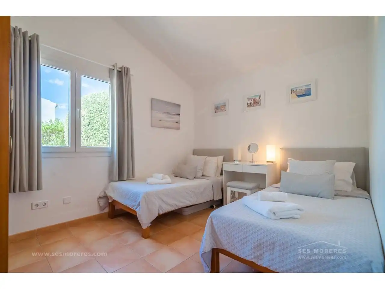 Bedroom of Houses for sale in Es Mercadal  with Air Conditioner, Private garden and Terrace