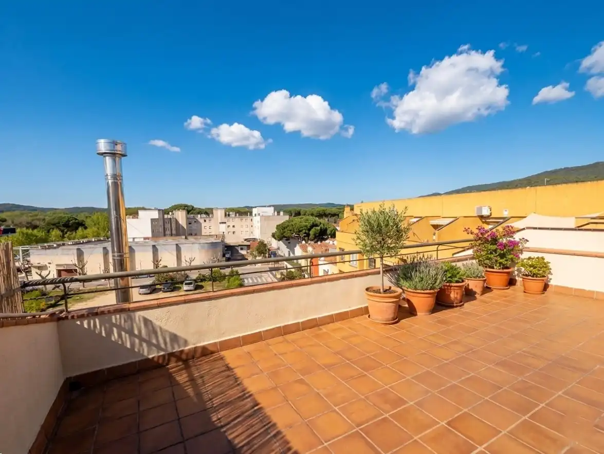 Terrassa de Dúplex en venda en Santa Cristina d'Aro amb Aire condicionat, Calefacció i Terrassa