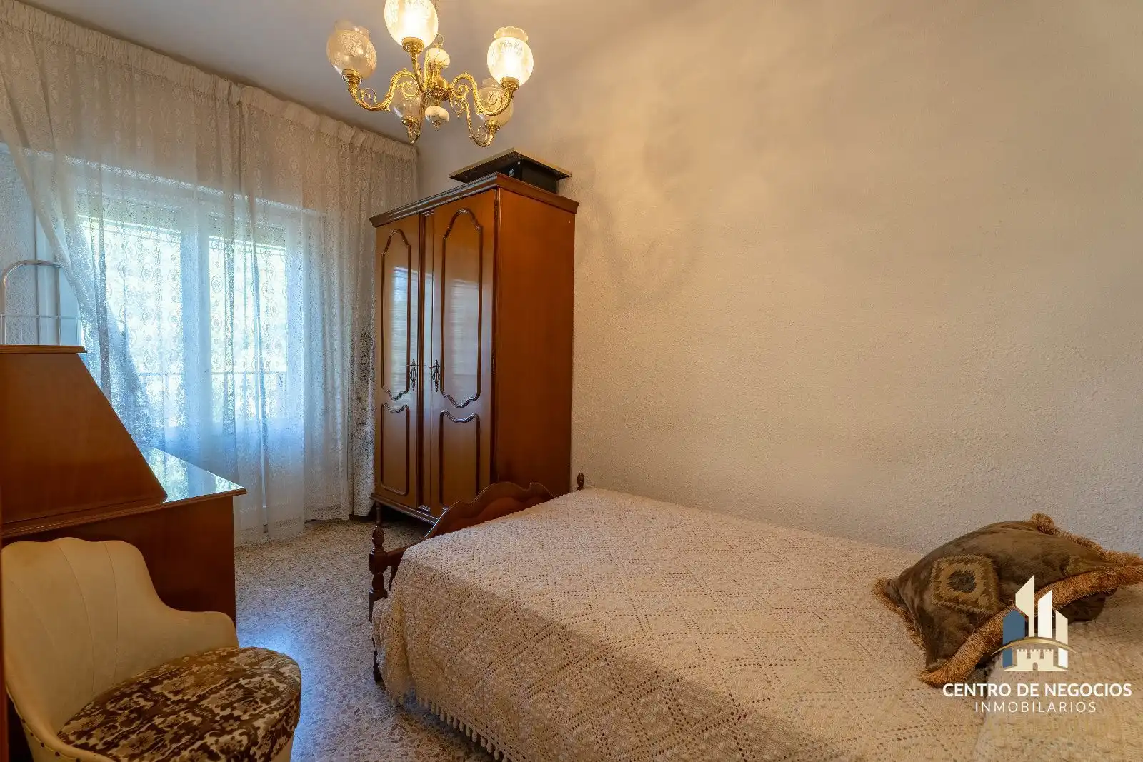Schlafzimmer von Wohnung zum Verkauf in Calatayud mit Heizung, Terrasse und Möbliert