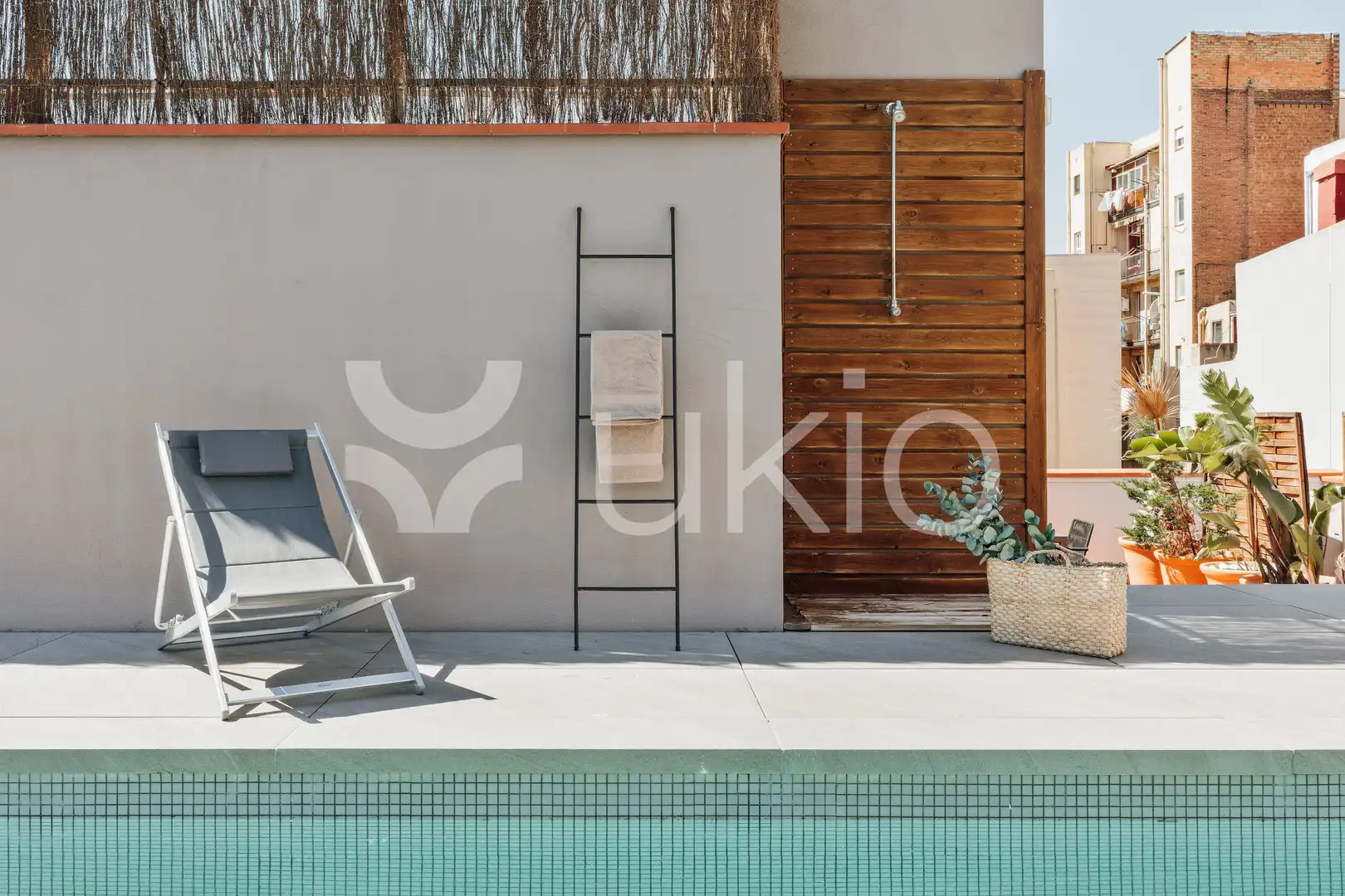 Terrassa de Apartament de lloguer en Barcelona amb Aire condicionat, Calefacció i Moblat