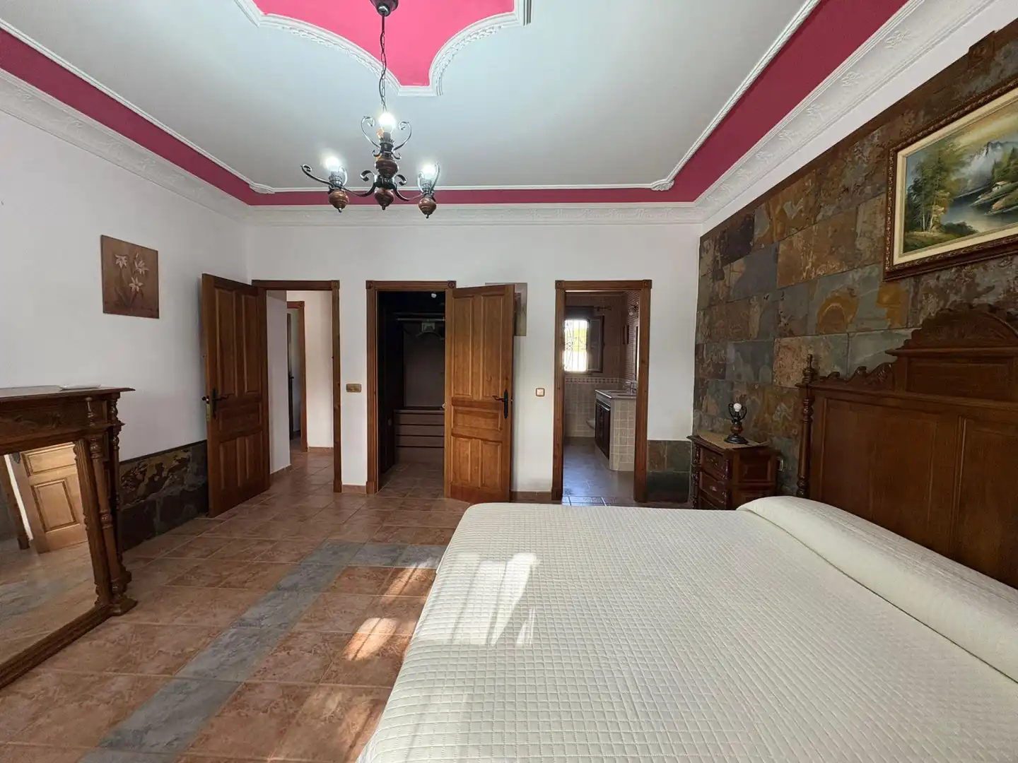 Habitación de Casa o chalet de alquiler en Chiclana de la Frontera con Aire acondicionado, Jardín privado y Piscina