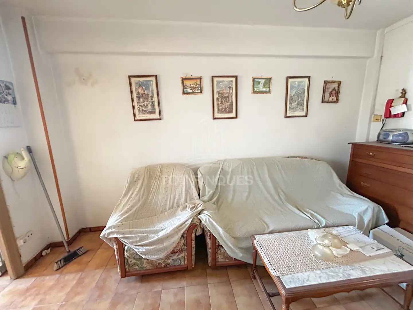 Sala d'estar de Pis en venda en Valls amb Moblat i Balcó