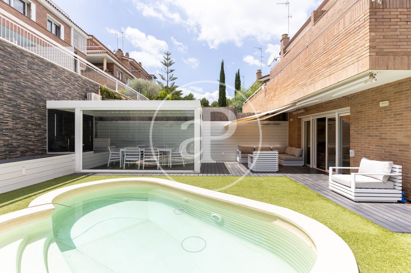 Garden of Single-family semi-detached for sale in Sant Quirze del Vallès  with Air Conditioner, Heating and Private garden