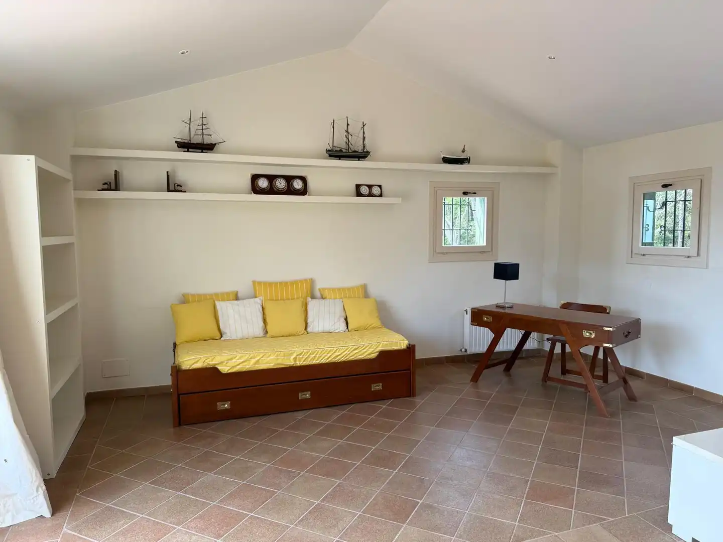 Wohnzimmer von Einfamilien-Reihenhaus zur Miete in Palafrugell mit Heizung, Privatgarten und Terrasse