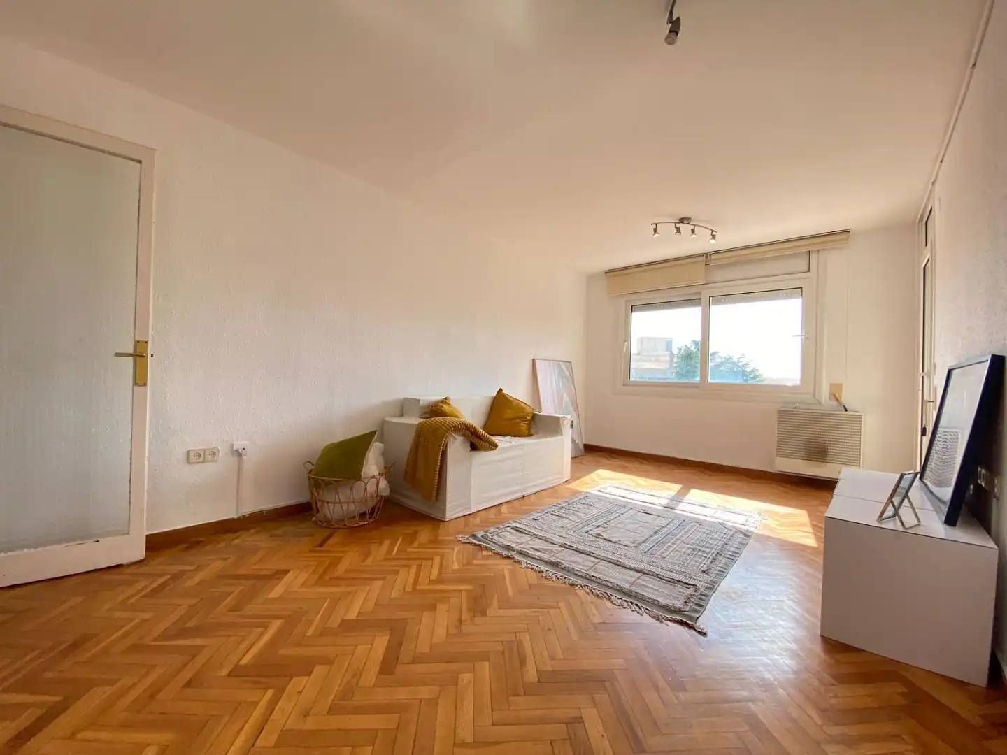 Sala de estar de Piso en venta en Terrassa con Balcón