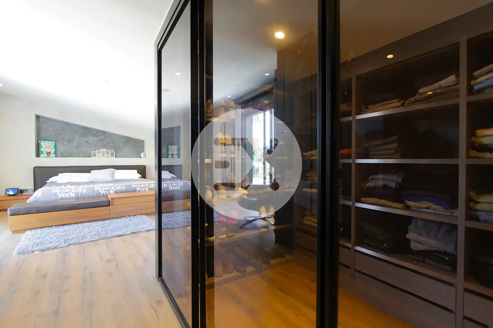 Bedroom of Houses for sale in Castelldefels  with Air Conditioner, Heating and Private garden