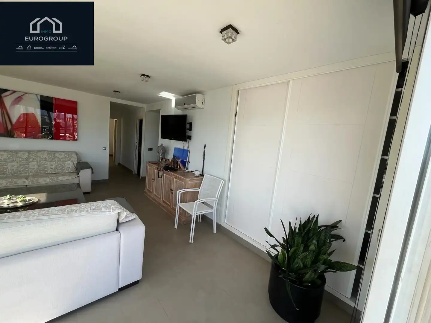 Sala de estar de Ático en venta en Finestrat con Aire acondicionado, Calefacción y Terraza
