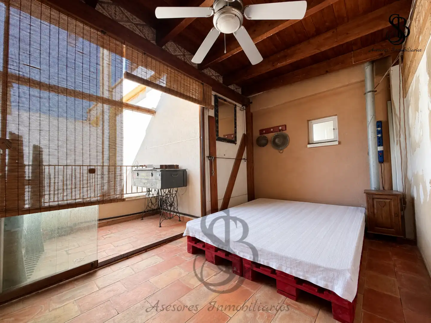 Terraza de Ático en venta en San Vicente del Raspeig / Sant Vicent del Raspeig con Aire acondicionado, Calefacción y Parquet