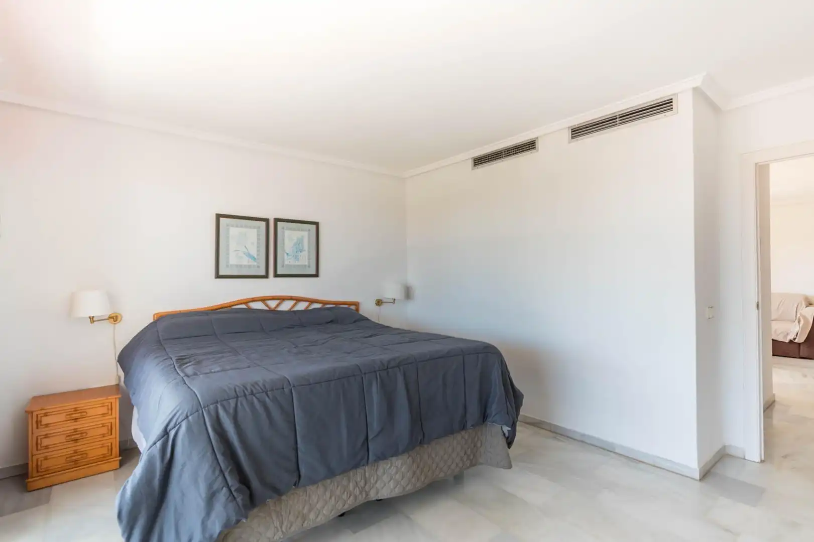 Bedroom of Flat for sale in La Manga del Mar Menor  with Heating, Private garden and Terrace