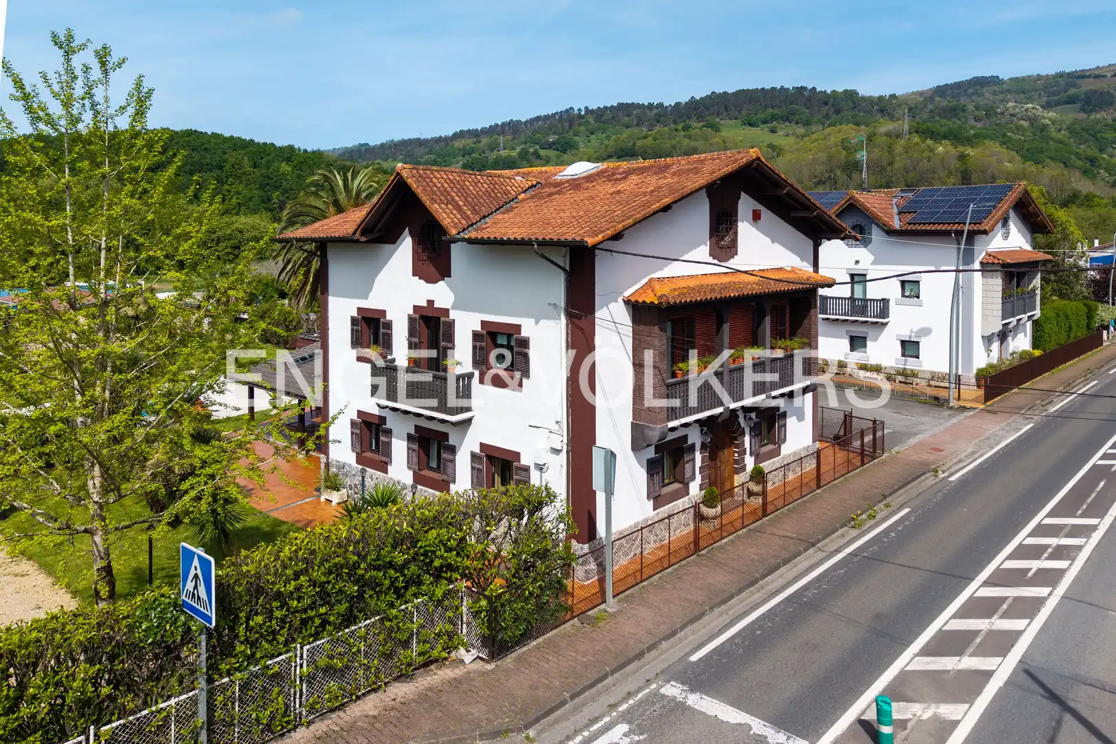 Vista exterior de Casa o chalet de alquiler en Usurbil con Calefacción, Jardín privado y Piscina