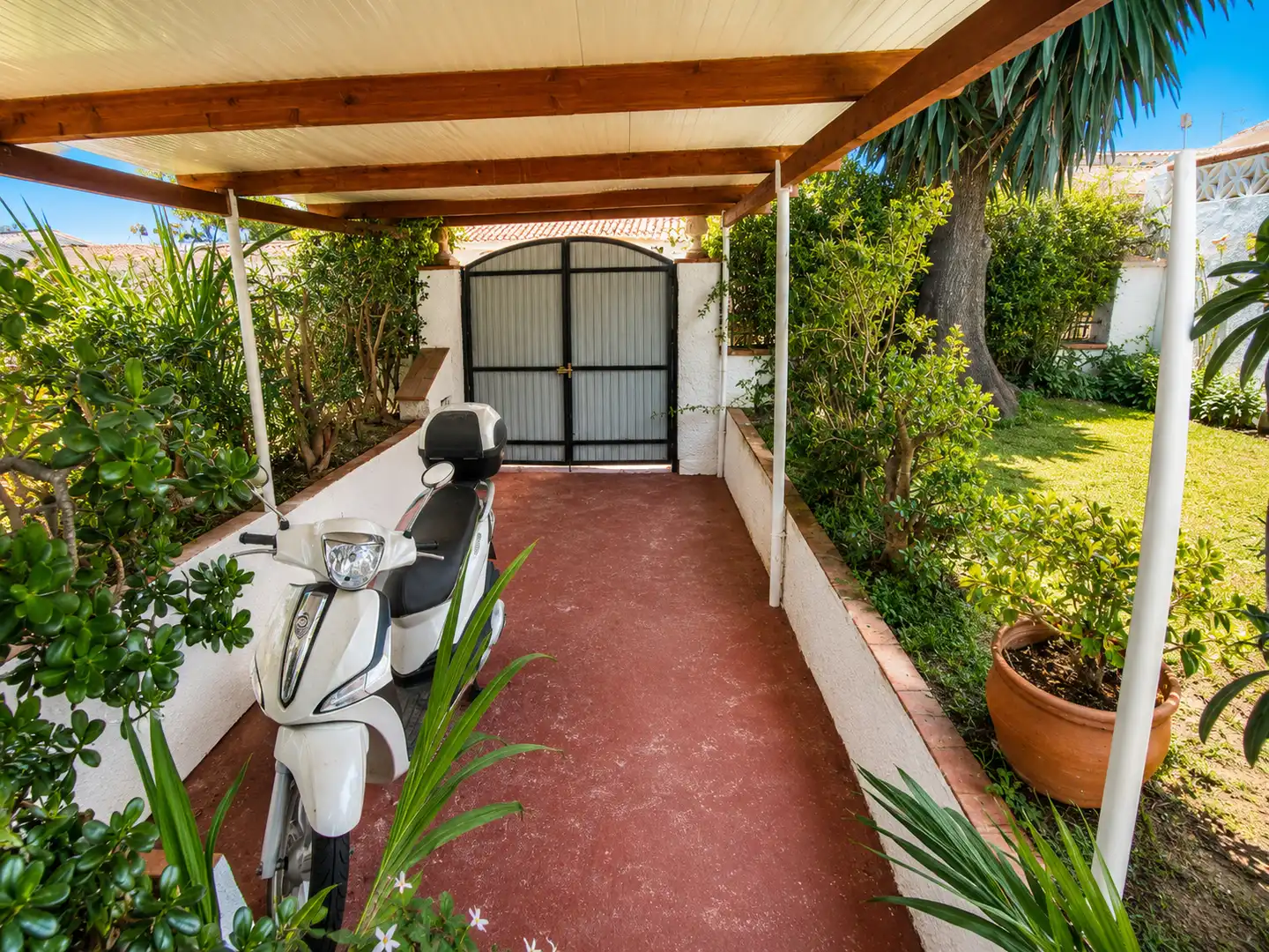 Jardín de Casa o chalet de alquiler en Benalmádena con Jardín privado y Amueblado