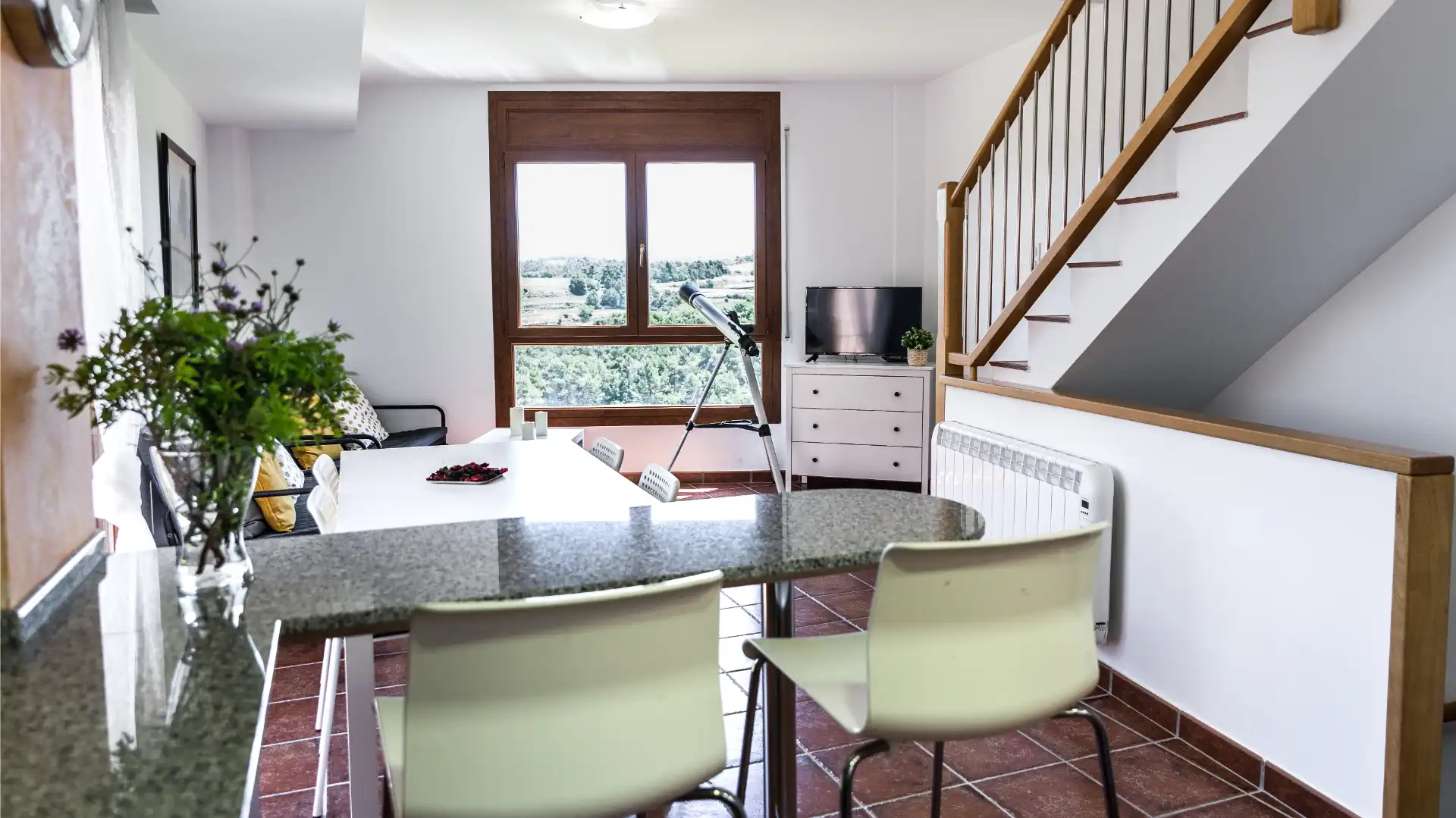 Living room of Country homes for sale in Passanant i Belltall  with Heating, Parquet flooring and Terrace