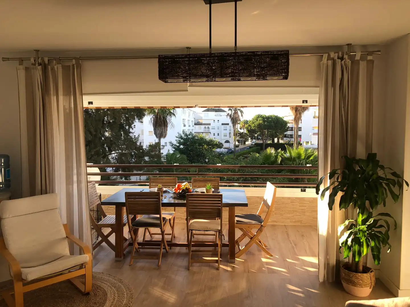 Terraza de Piso en venta en El Portil con Parquet, Terraza y Amueblado