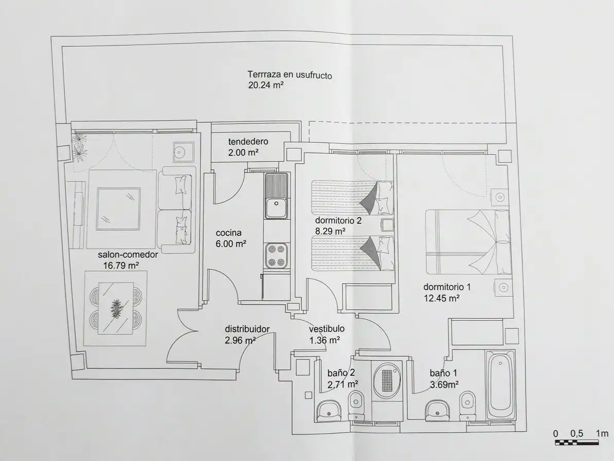 Flat for sale in Centro Comercial - Hospital