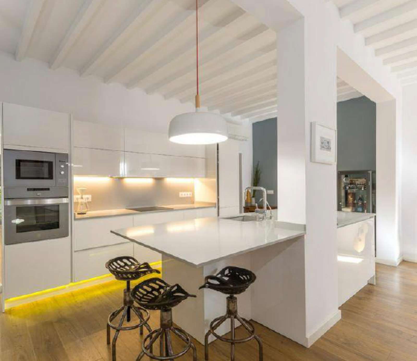 Cuina de Apartament per a compartir en  Palma de Mallorca amb Aire condicionat, Calefacció i Terrassa