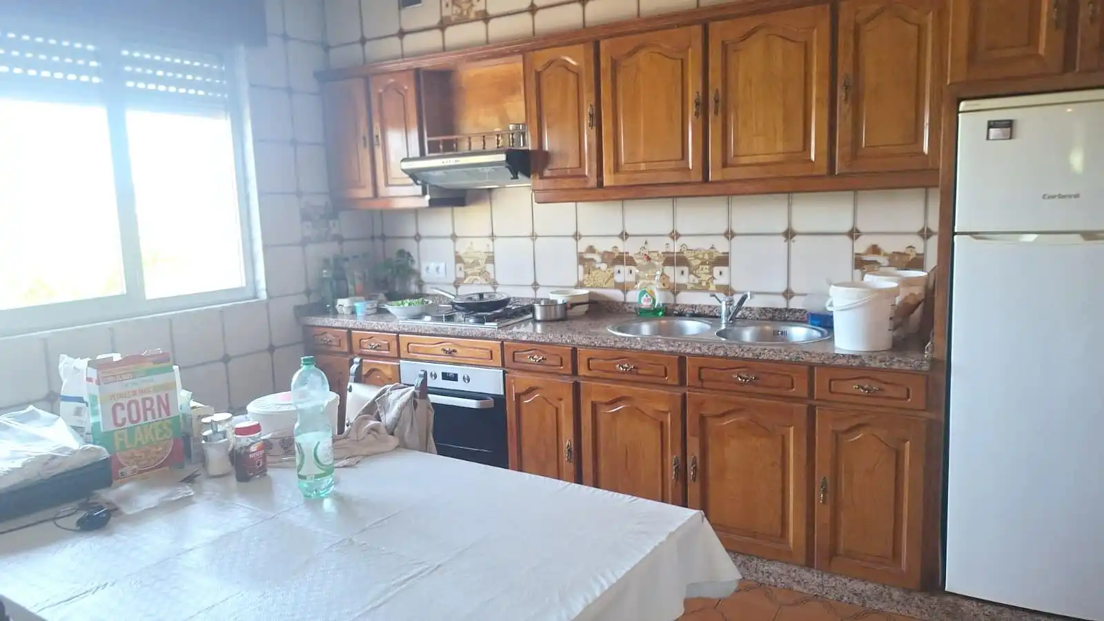 Cocina de Casa o chalet en venta en Camponaraya con Calefacción, Jardín privado y Terraza