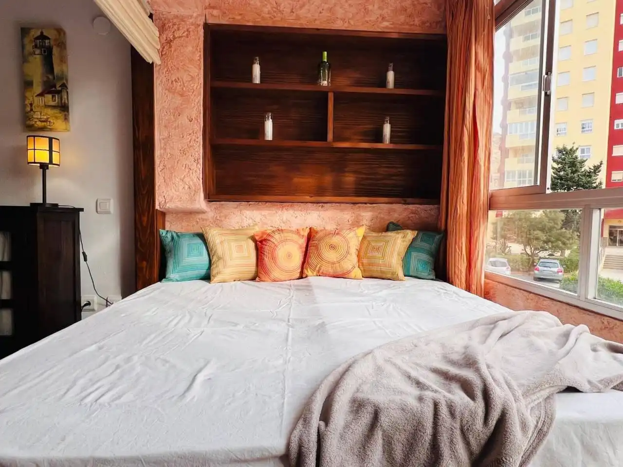 Habitación de Estudio de alquiler en El Ejido con Aire acondicionado y Amueblado