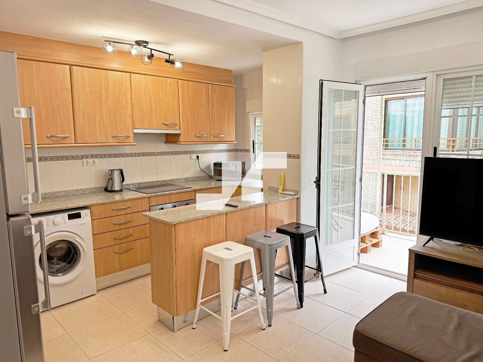 Kitchen of Apartment for sale in Oropesa del Mar / Orpesa  with Air Conditioner and Terrace