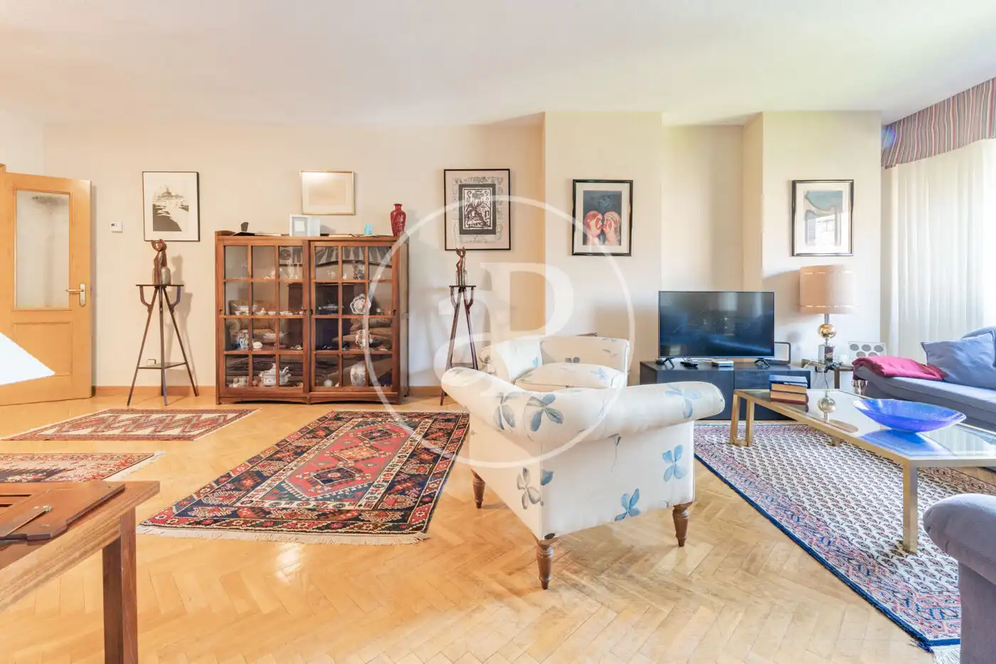Living room of Flat for sale in Madrid  with Heating, Terrace and Storage room