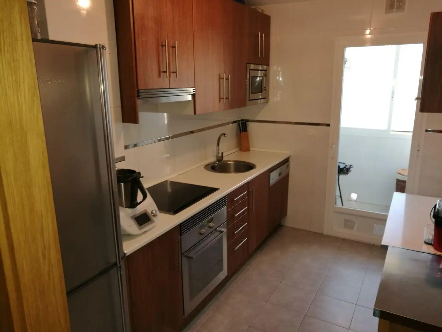 Küche von Wohnung zur Miete in Badajoz mit Klimaanlage, Terrasse und Abstellraum