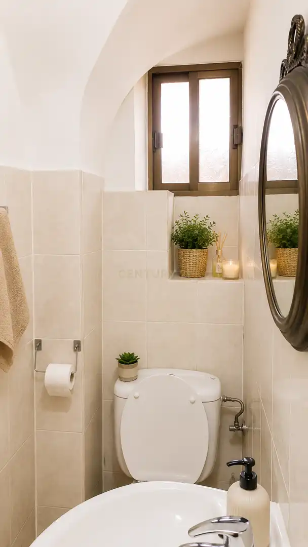 Bathroom of Houses for sale in Valdefuentes  with Storage room and Balcony
