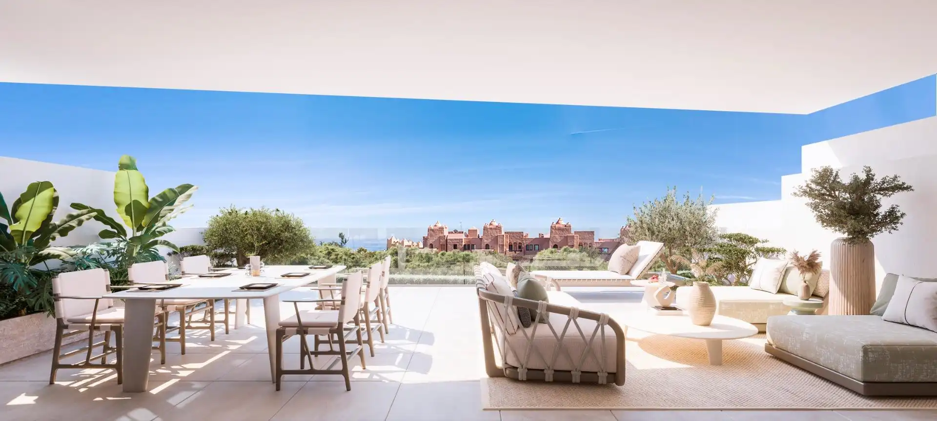 Terraza de Planta baja en venta en Manilva con Aire acondicionado, Terraza y Trastero